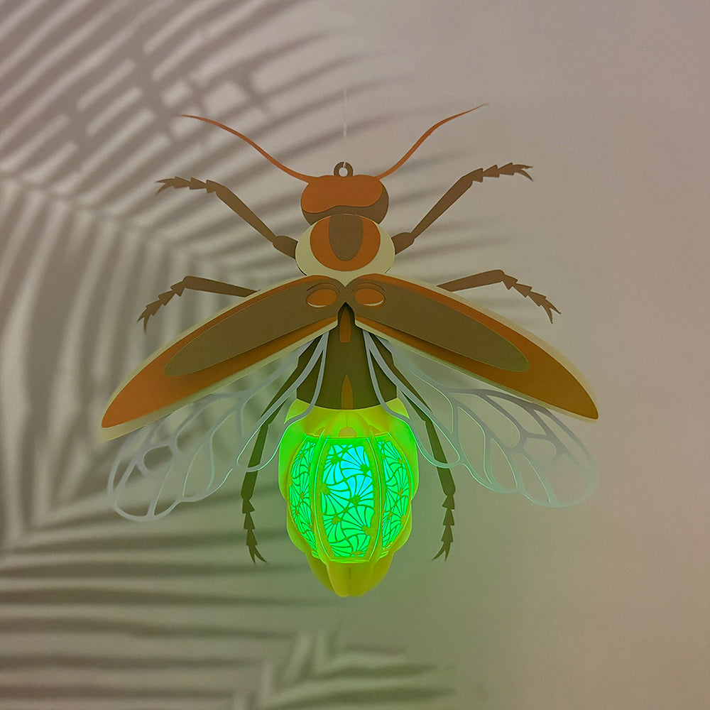 Firefly - 3D Animal Paper Lantern File  - Cricut File  - VEKTOR KRAFT