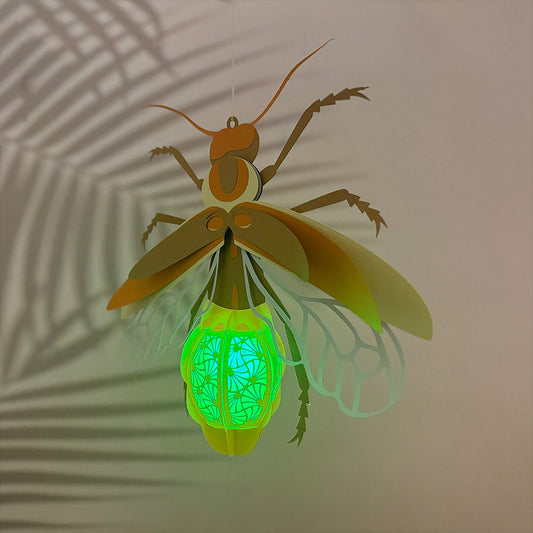 Firefly - 3D Animal Paper Lantern File  - Cricut File  - VEKTOR KRAFT
