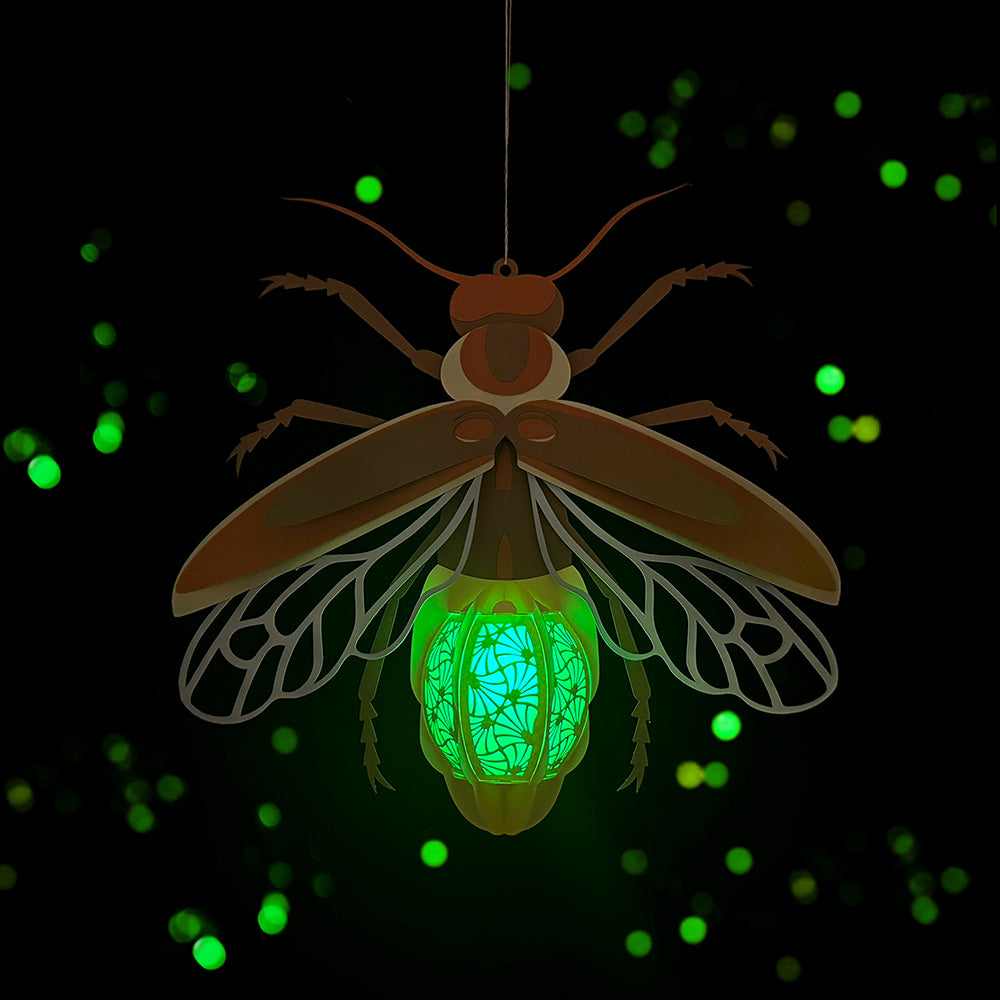 Firefly - 3D Animal Paper Lantern File  - Cricut File  - VEKTOR KRAFT