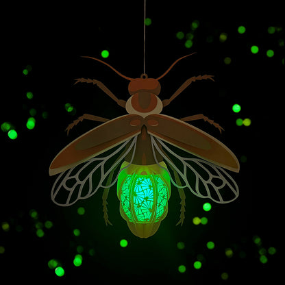 Firefly - 3D Animal Paper Lantern File  - Cricut File  - VEKTOR KRAFT