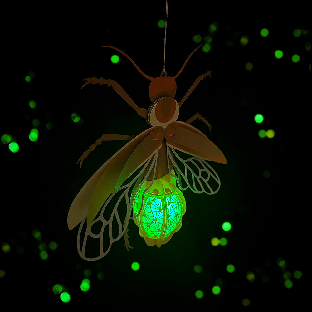 Firefly - 3D Animal Paper Lantern File  - Cricut File  - VEKTOR KRAFT