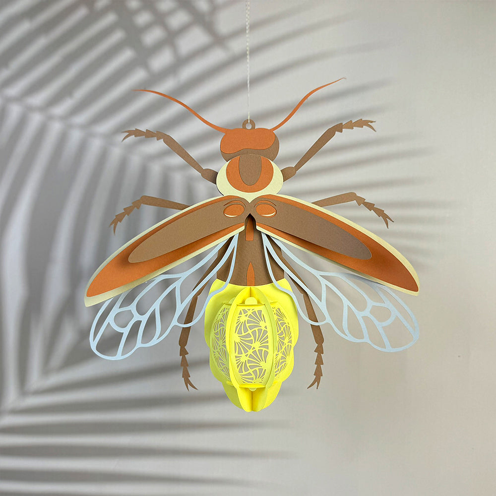 Firefly - 3D Animal Paper Lantern File  - Cricut File  - VEKTOR KRAFT