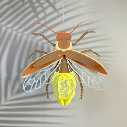 Firefly - 3D Animal Paper Lantern File  - Cricut File  - VEKTOR KRAFT