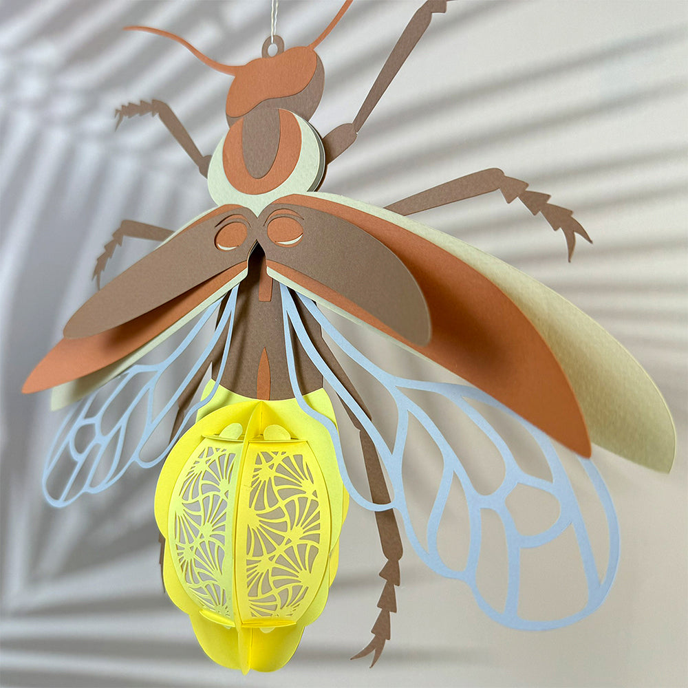 Firefly - 3D Animal Paper Lantern File  - Cricut File  - VEKTOR KRAFT