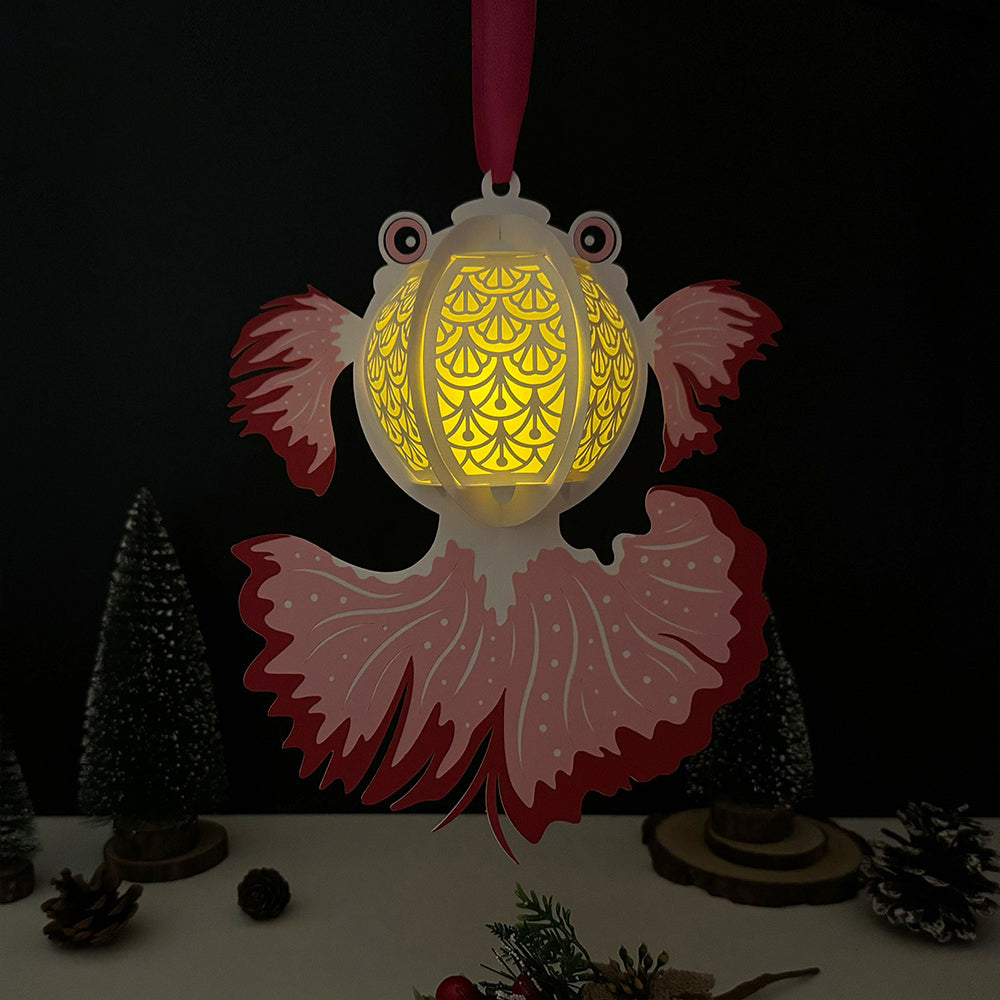 Fish 2 - 3D Animal Paper Lantern File  - Cricut File  - VEKTOR KRAFT