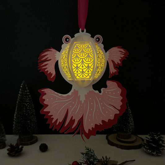 Fish 2 - 3D Animal Paper Lantern File  - Cricut File  - VEKTOR KRAFT