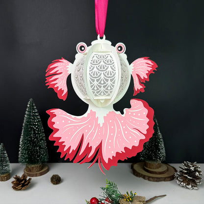 Fish 2 - 3D Animal Paper Lantern File  - Cricut File  - VEKTOR KRAFT