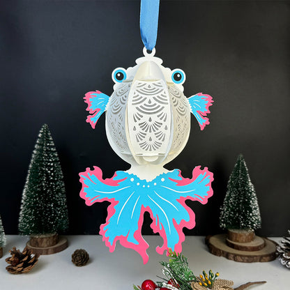 Fish 3 - 3D Animal Paper Lantern File  - Cricut File  - VEKTOR KRAFT