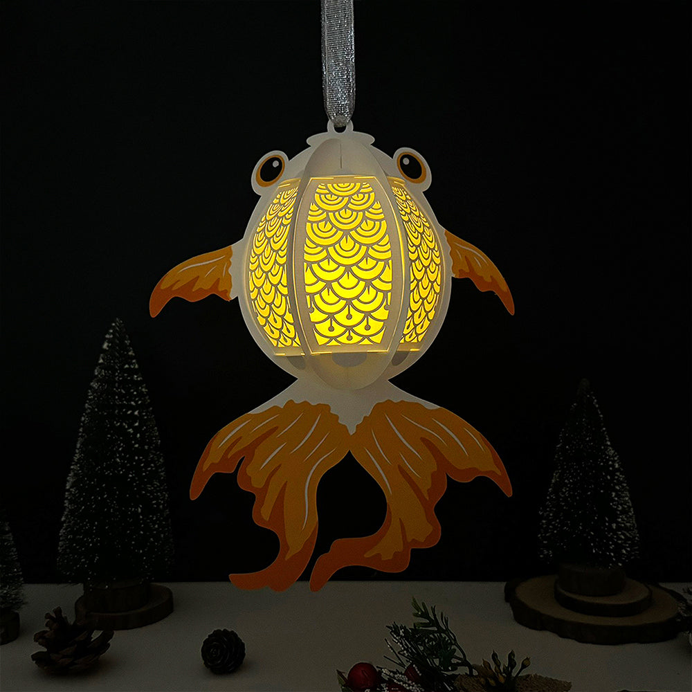 Fish - 3D Animal Paper Lantern File  - Cricut File  - VEKTOR KRAFT