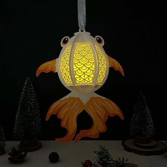 Fish - 3D Animal Paper Lantern File  - Cricut File  - VEKTOR KRAFT