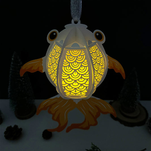 Fish - 3D Animal Paper Lantern File  - Cricut File  - VEKTOR KRAFT