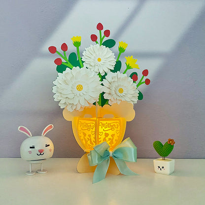 Flower Bouquet - 3D Flower Paper Lantern File  - Cricut File  - VEKTOR KRAFT