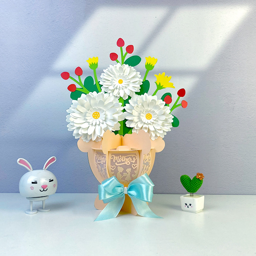 Flower Bouquet - 3D Flower Paper Lantern File  - Cricut File  - VEKTOR KRAFT