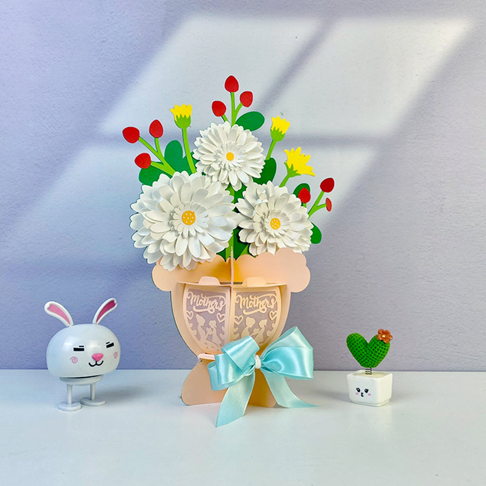 Flower Bouquet - 3D Flower Paper Lantern File  - Cricut File  - VEKTOR KRAFT