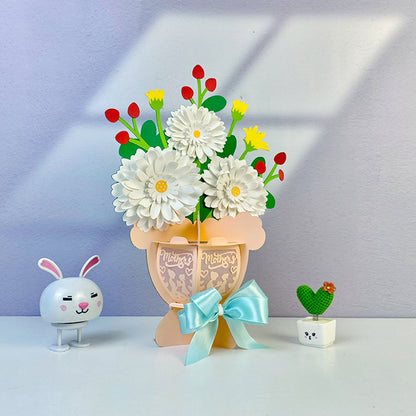 Flower Bouquet - 3D Flower Paper Lantern File  - Cricut File  - VEKTOR KRAFT