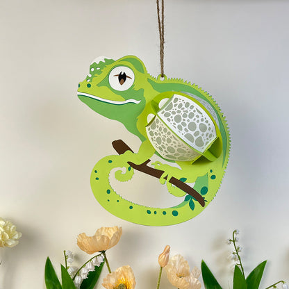Gecko - 3D Animal Paper Lantern File  - Cricut File  - VEKTOR KRAFT