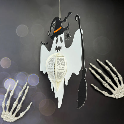 Ghost 2 - 3D Halloween Paper Lantern File - Cricut File  - VEKTOR KRAFT