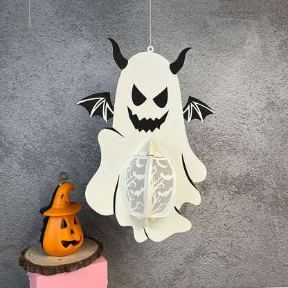 Ghost 3 - 3D Halloween Paper Lantern File - Cricut File  - VEKTOR KRAFT