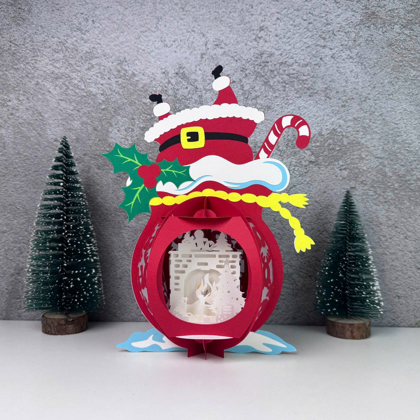 Gift Bag 4 - 3D Christmas Lantern File - Cricut File  - VEKTOR KRAFT