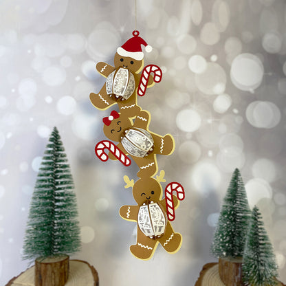 Gingerbread - 3D Christmas Paper Cut Lantern File - Cricut File  - VEKTOR KRAFT