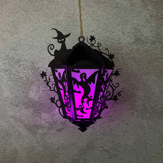 Halloween - 3D Halloween Paper Lantern File - Cricut File  - VEKTOR KRAFT