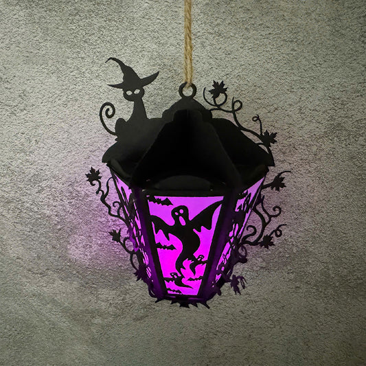 Halloween - 3D Halloween Paper Lantern File - Cricut File  - VEKTOR KRAFT