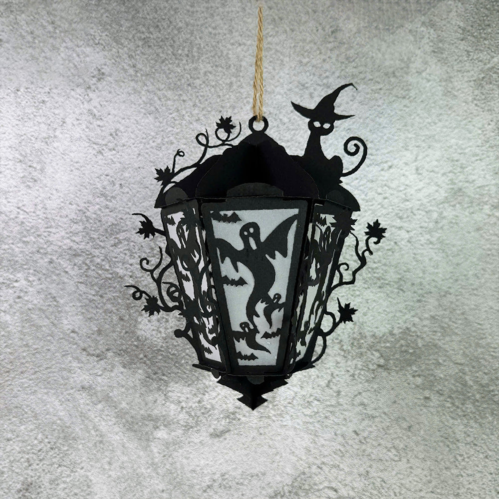 Halloween - 3D Halloween Paper Lantern File - Cricut File  - VEKTOR KRAFT