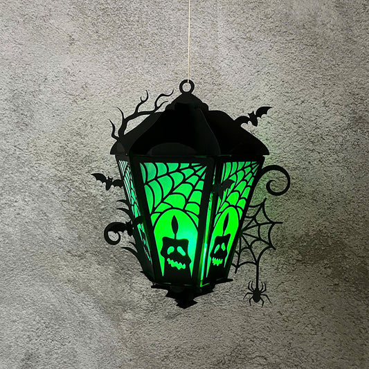 Halloween 3 - 3D Halloween Paper Lantern File - Cricut File  - VEKTOR KRAFT
