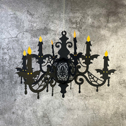 Halloween Chandelier - 3D Halloween Paper Lantern File - Cricut File  - VEKTOR KRAFT