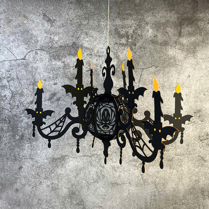 Halloween Chandelier - 3D Halloween Paper Lantern File - Cricut File  - VEKTOR KRAFT
