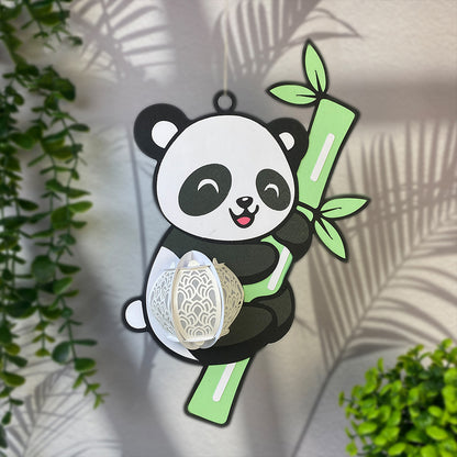 Panda – 3D Lantern SVG File for Cricut & Silhouette