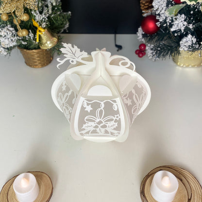 Pumpkin Christmas Bell - 3D Pumpkin Lantern File  - Cricut File  - VEKTOR KRAFT