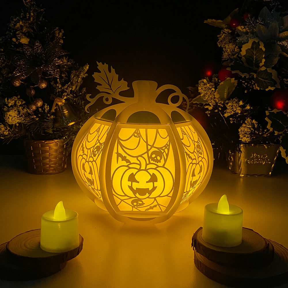 Halloween Pumpkin - 3D Pumpkin Lantern File  - Cricut File  - VEKTOR KRAFT