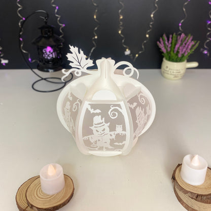Pumpkin Scarecrow - 3D Pumpkin Lantern File  - Cricut File  - VEKTOR KRAFT