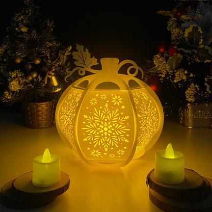 Pumpkin Snowflakes - 3D Pumpkin Lantern File  - Cricut File  - VEKTOR KRAFT