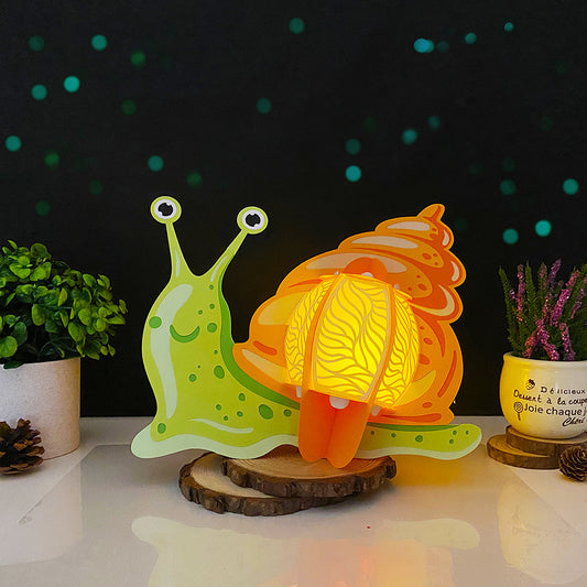 Snail - 3D Animal Lantern File  - Cricut File  - VEKTOR KRAFT