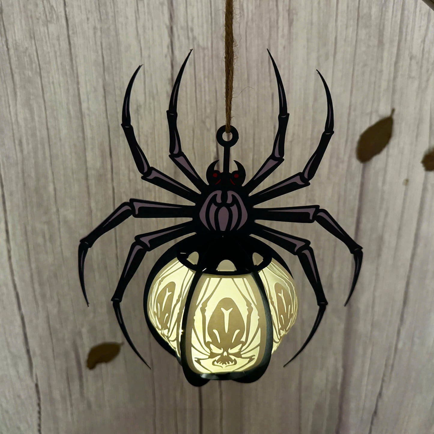 Spider 3 - 3D Halloween Paper Lantern File - Cricut File  - VEKTOR KRAFT