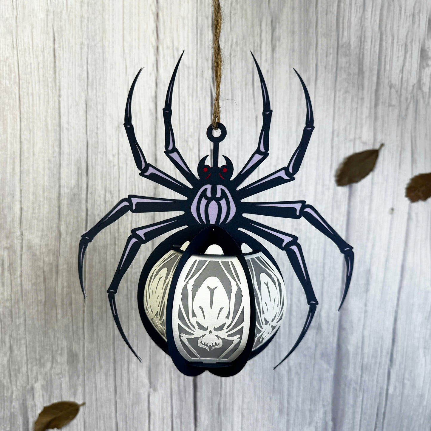 Spider 3 - 3D Halloween Paper Lantern File - Cricut File  - VEKTOR KRAFT