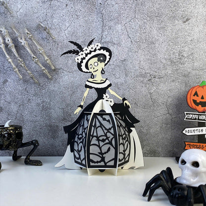 Catrina 3 - 3D Halloween Paper Lantern File - Cricut File  - VEKTOR KRAFT