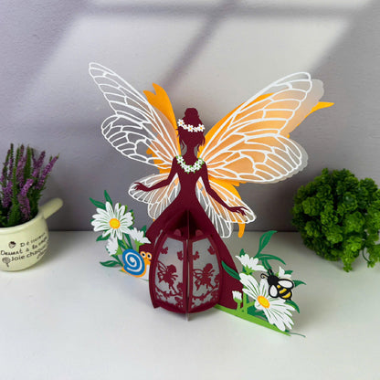 Summer Fairy - 3D Paper Cut Lantern File  - Cricut File  - VEKTOR KRAFT