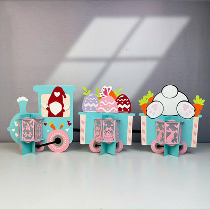 Train Easter - 3D Easter Paper Lantern File  - Cricut File  - VEKTOR KRAFT