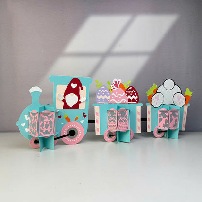 Train Easter - 3D Easter Paper Lantern File  - Cricut File  - VEKTOR KRAFT