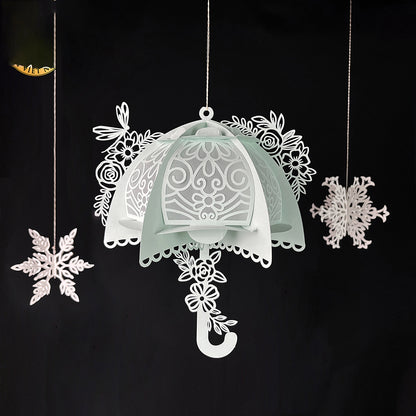 Umbrella 3 - 3D Paper Cut Lantern File  - Cricut File  - VEKTOR KRAFT