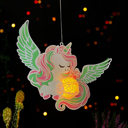 Unicorn - 3D Animal Paper Cut Lantern File  - Cricut File  - VEKTOR KRAFT