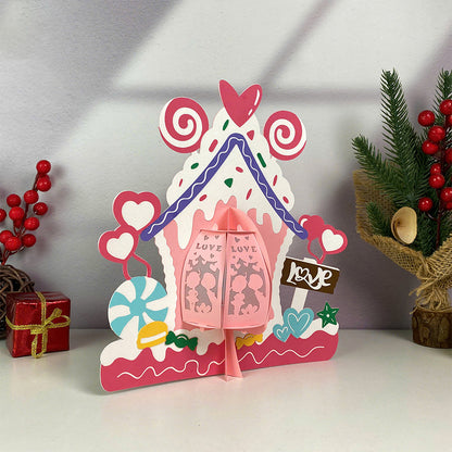 Valentine House - 3D Valentine Paper Lantern File  - Cricut File  - VEKTOR KRAFT