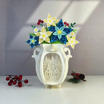 Vase Christmas 1 - 3D Christmas Lantern File - Cricut File  - VEKTOR KRAFT