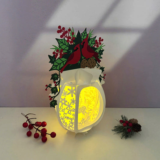 Vase Christmas 2 - 3D Christmas Lantern File - Cricut File  - VEKTOR KRAFT