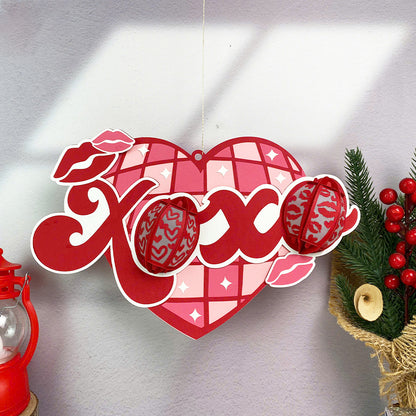 XOXO - 3D Valentine Lantern File  - Cricut File  - VEKTOR KRAFT