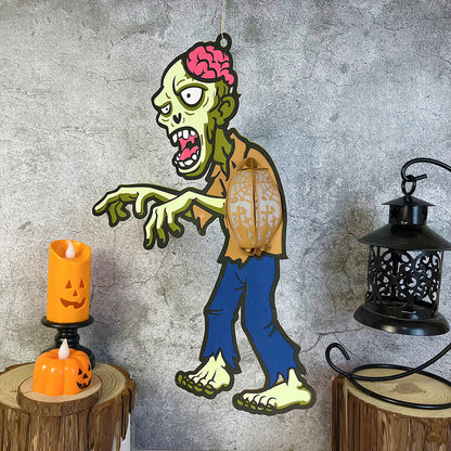 Zombie - 3D Halloween Paper Lantern File - Cricut File  - VEKTOR KRAFT