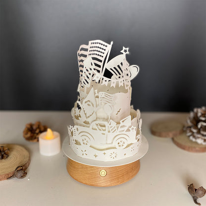 4th Of July 1 – 3D Lantern SVG File for Cricut & Silhouette